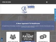 Tablet Screenshot of capitolrehabva.com